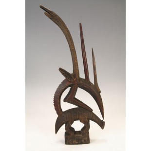 Африканская маска-гребень Чивара (Ciwara) - символ Мали Африканская маска-гребень Чивара (Ciwara) - символ Мали